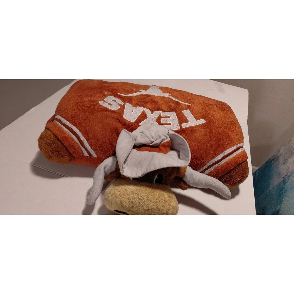 Bevo university's mascot officially licensed NCAA Texas Longhorns Pillow Pet